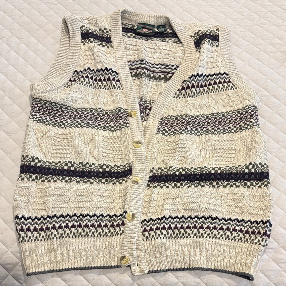 Vintage Point Zero Knit Vest